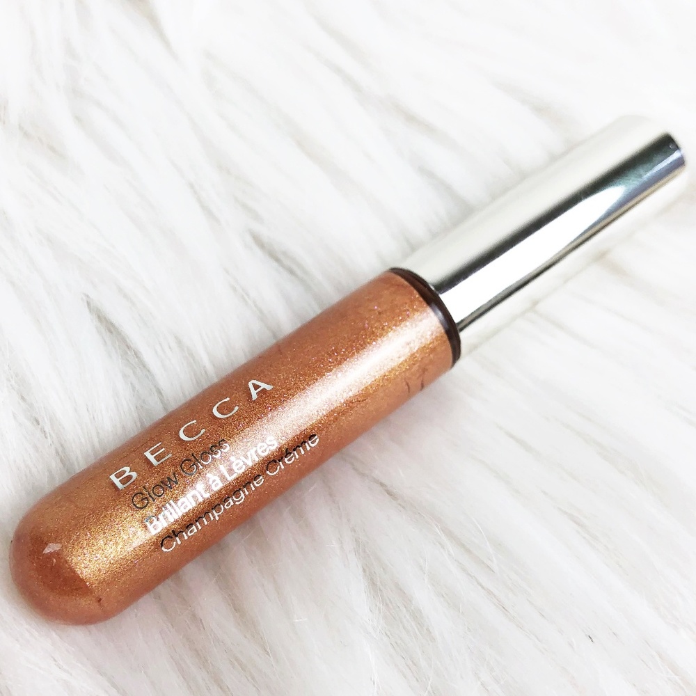 5 for $25 ✨BECCA ✨ Glow Lip Gloss CHAMPAGNE CREME - Picture 4 of 8